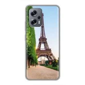 Чохол Ейфелева Вежа Xiaomi POCO X4 GT - (AlphaPrint) (Дорога до Парижу)