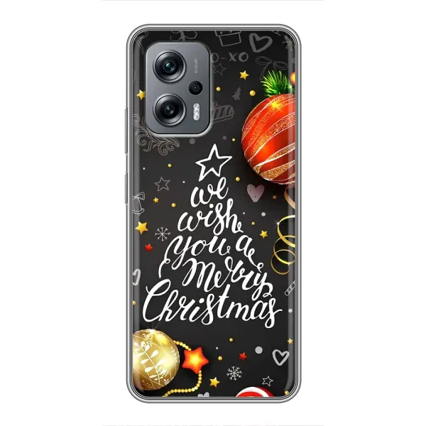 Чехол с принтом «Елочка» для Xiaomi POCO X4 GT