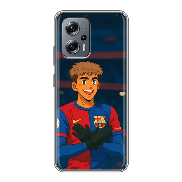 Чехол с принтом «Футболист Ямаль» для Xiaomi POCO X4 GT Чехол с принтом «Футболист Ямаль» для Xiaomi POCO X4 GT