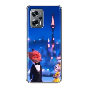 Чехол Зоотрополіс на Xiaomi POCO X4 GT (Романтический вечер Зверополис)