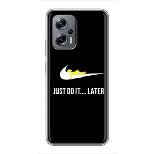 Чехол с Симпсонами для Xiaomi POCO X4 GT (VPrint) (Гомер Later)