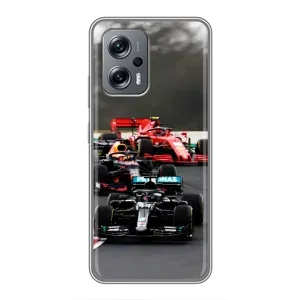 Чехол Формула1 на Xiaomi POCO X4 GT (Гонка Формула 1)
