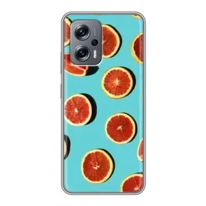 Чехлы с Фруктами для Xiaomi POCO X4 GT (VPrint) (Грейпфрут)