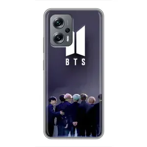 Чехлы BTS для Xiaomi POCO X4 GT (AlphaPrint) (Группа BTS)