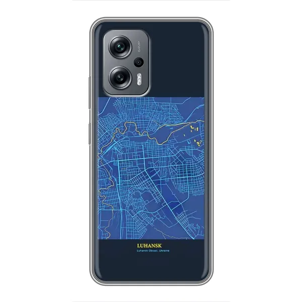 Чохол з принтом «Луганськ» для Xiaomi POCO X4 GT