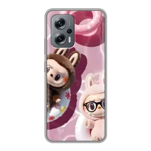 Чехол с Лабубу на Xiaomi POCO X4 GT (Игрушка Лабубу)