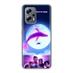 Чехлы BTS для Xiaomi POCO X4 GT (AlphaPrint) (КИТ BTS)