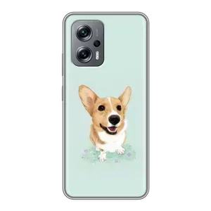 Чехлы с собаками для Xiaomi POCO X4 GT (VPrint) (Корги)
