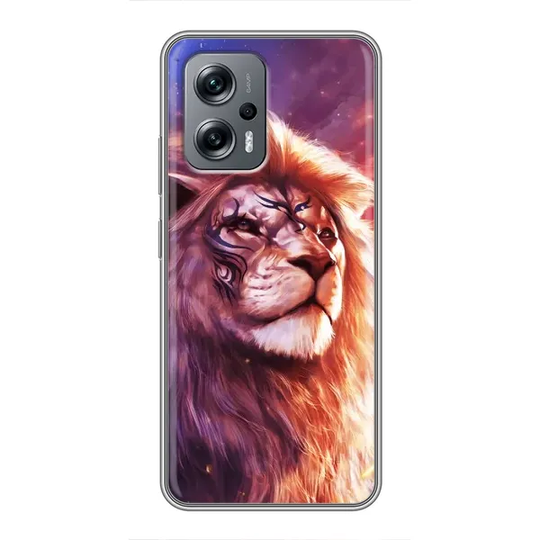 Чохол з принтом «Красочний Лев» для Xiaomi POCO X4 GT