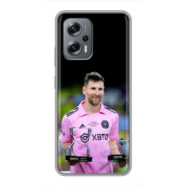 Чехол с принтом «Кубки Месси» для Xiaomi POCO X4 GT Чехол с принтом «Кубки Месси» для Xiaomi POCO X4 GT