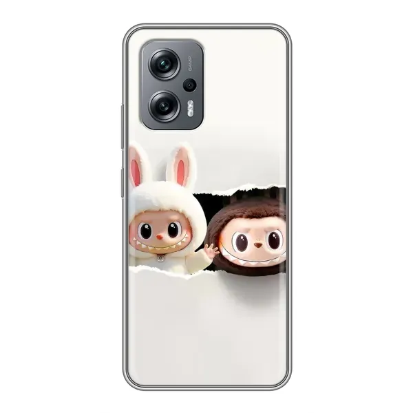 Чохол з принтом «Лабубу» для Xiaomi POCO X4 GT Чохол з принтом «Лабубу» для Xiaomi POCO X4 GT