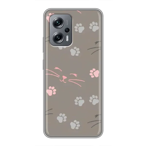 Чохол з принтом «Лапи і вуса» для Xiaomi POCO X4 GT Чохол з принтом «Лапи і вуса» для Xiaomi POCO X4 GT