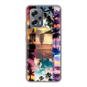 Силіконовий чохол з КАРТИНКАМИ літо для Xiaomi POCO X4 GT (AlphaPrint) (Літня відпустка)