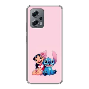 Чохол з принтом Стіч на Xiaomi POCO X4 GT (Ліло і Стіч)