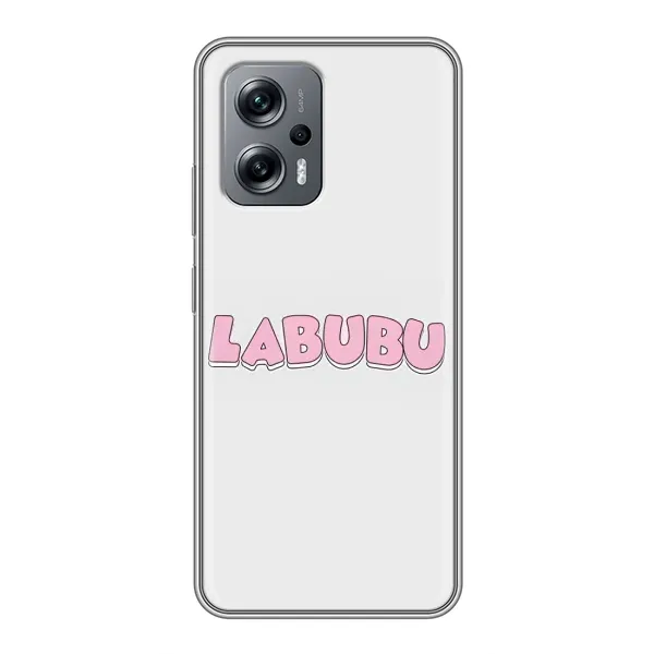Чохол з принтом «Лого Лабубу» для Xiaomi POCO X4 GT Чохол з принтом «Лого Лабубу» для Xiaomi POCO X4 GT