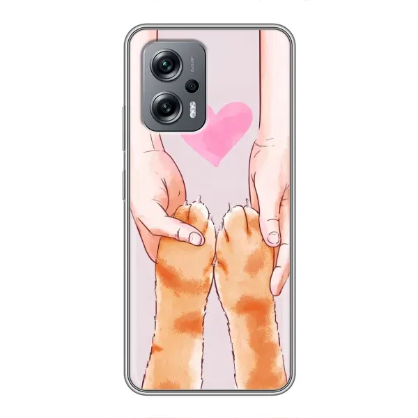 Чехол с принтом «Любовь к котикам» для Xiaomi POCO X4 GT Чехол с принтом «Любовь к котикам» для Xiaomi POCO X4 GT