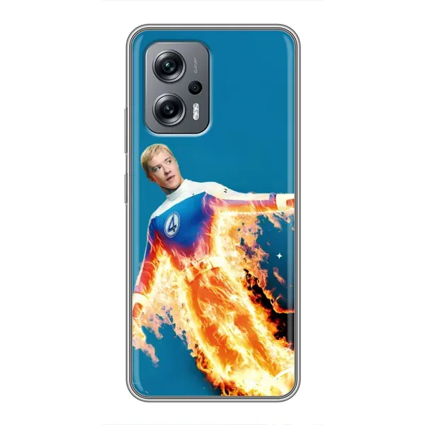 Чохол з принтом «Людина-факел у вогні» для Xiaomi POCO X4 GT