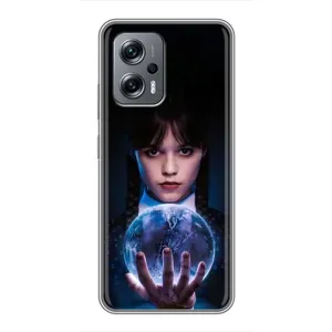 Чехол с дизайном Венздей 2 на Xiaomi POCO X4 GT (Магическая сфера Уэнздей)
