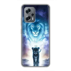 Чехол со Львом для Xiaomi POCO X4 GT (VPrint) (Маленький лев)