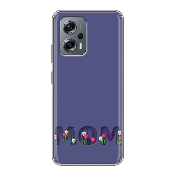 Чехол с принтом «Мама в цветах» для Xiaomi POCO X4 GT