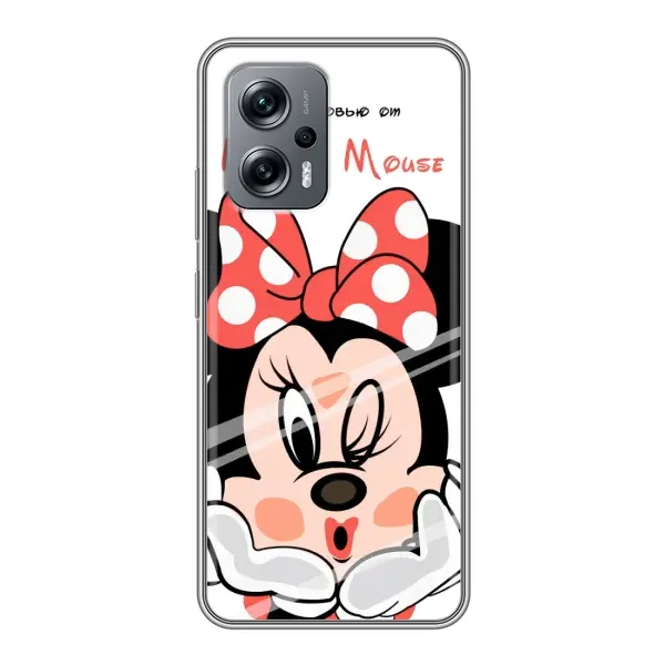 Чехол с принтом «Маус Минни» для Xiaomi POCO X4 GT Чехол с принтом «Маус Минни» для Xiaomi POCO X4 GT