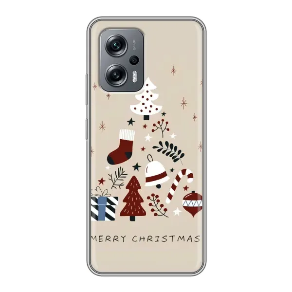 Чехол с принтом «Merry Christmas» для Xiaomi POCO X4 GT