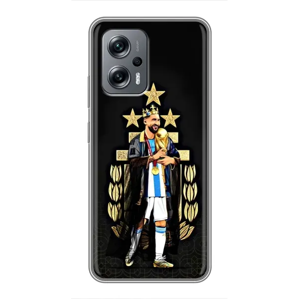 Чехол с принтом «Месси Король» для Xiaomi POCO X4 GT Чехол с принтом «Месси Король» для Xiaomi POCO X4 GT