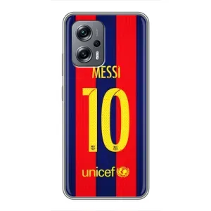 Чехлы Месси для Xiaomi POCO X4 GT (AlphaPrint) (Messi Barca 10)