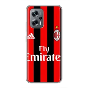 Чехлы для Xiaomi POCO X4 GT (VPrint) - Футбольные клубы (Milan)
