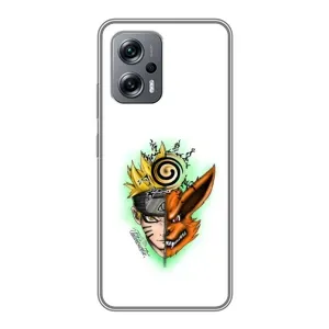 Naruto Anime Чехлы для Поко X4 GT (AlphaPrint) (Наруто Курама)