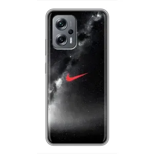 Чохол для Xiaomi POCO X4 GT - з принтом Найк (AlphaPrint) (Найк червоний)