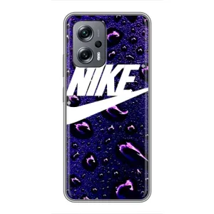 Чохол для Xiaomi POCO X4 GT - з принтом Найк (AlphaPrint) (Найк принт)