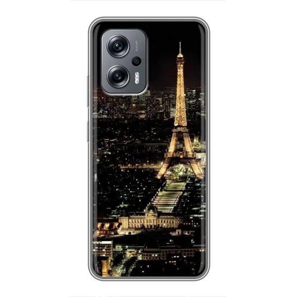 Чохол з принтом «Нічний Париж» для Xiaomi POCO X4 GT