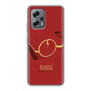 Чехлы с Гарри Поттером для Xiaomi POCO X4 GT (AlphaPrint) (очки Гарри)