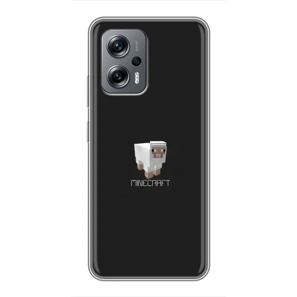 Чохол з принтом «Овечка Майнкрафт» для Xiaomi POCO X4 GT