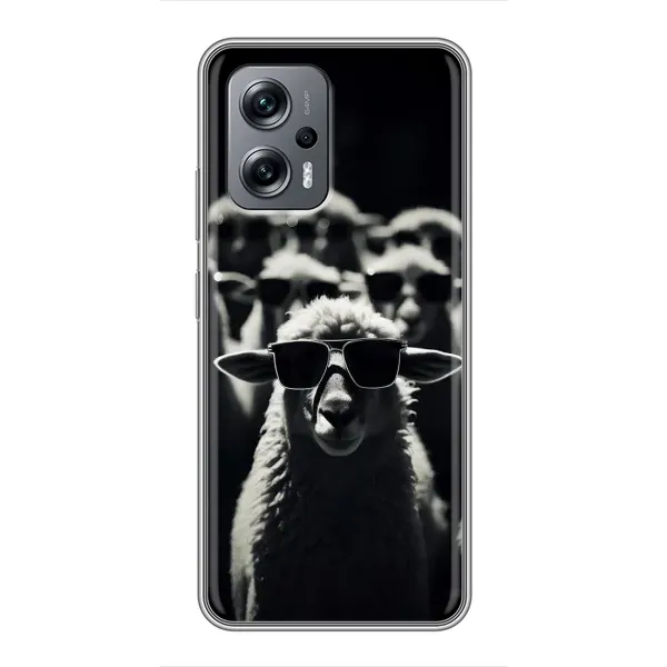 Чехол с принтом «Овечка в очках» для Xiaomi POCO X4 GT