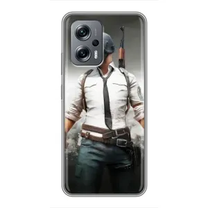 Чеjхол PUBG для Сяомі ПОКО ІКС4 ДЖТ (AlphaPrint) (Пабг мен)