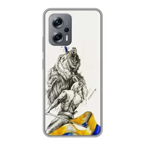 Чехлы Доброго вечора, ми за України для Поко X4 GT (AlphaPrint) (Победа)