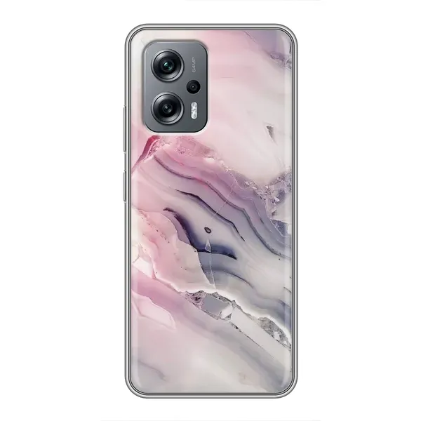 Чохол з принтом «Пурпурний Мрамор» для Xiaomi POCO X4 GT