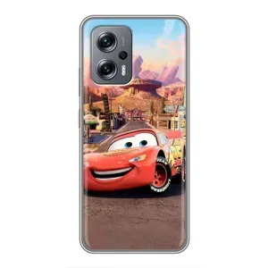 Силиконовый чехол Маквин для Xiaomi POCO X4 GT (Радиаторный Спрингс Маквин)