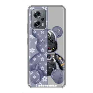 Круті Чохли Луі Віттон для Xiaomi POCO X4 GT (AlphaPrint) (Робот Медведик)