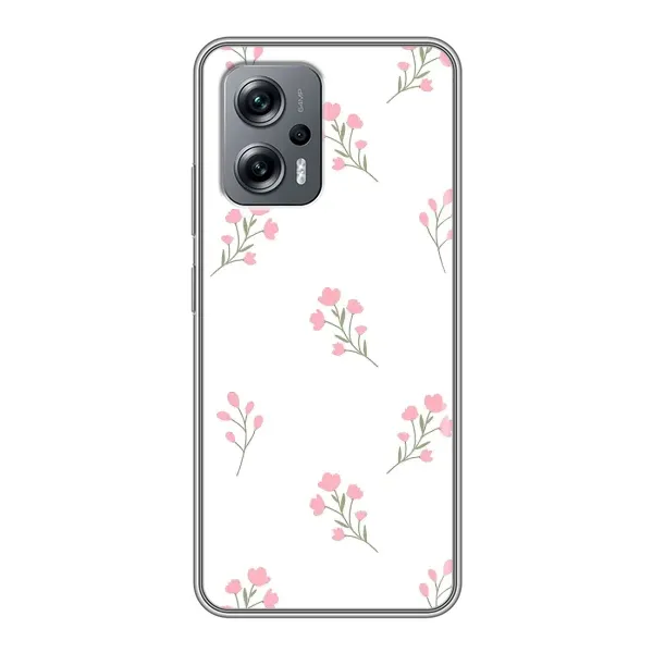 Чехол с принтом «Розовые цветы» для Xiaomi POCO X4 GT Чехол с принтом «Розовые цветы» для Xiaomi POCO X4 GT