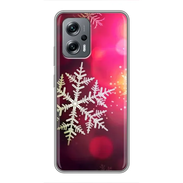 Чехол с принтом «Снежинка» для Xiaomi POCO X4 GT