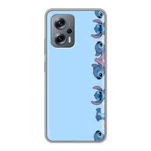 Чохол з принтом Стіч на Xiaomi POCO X4 GT (Стіч фон)