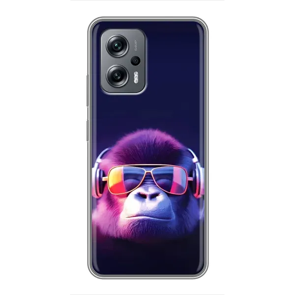 Чохол з принтом «Стильна мавпа» для Xiaomi POCO X4 GT
