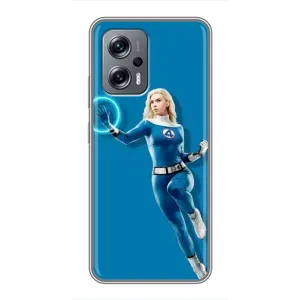 Чехол с принтом Фантастическая четверка для Xiaomi POCO X4 GT (Сью Сторм полет)