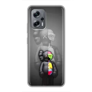 Чехлы для Xiaomi POCO X4 GT - Bearbrick Louis Vuitton (PREMIUMPrint) (Тело Bearbrick)