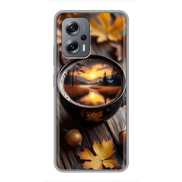 Чохол з принтом «Темна кава» для Xiaomi POCO X4 GT Чохол з принтом «Темна кава» для Xiaomi POCO X4 GT