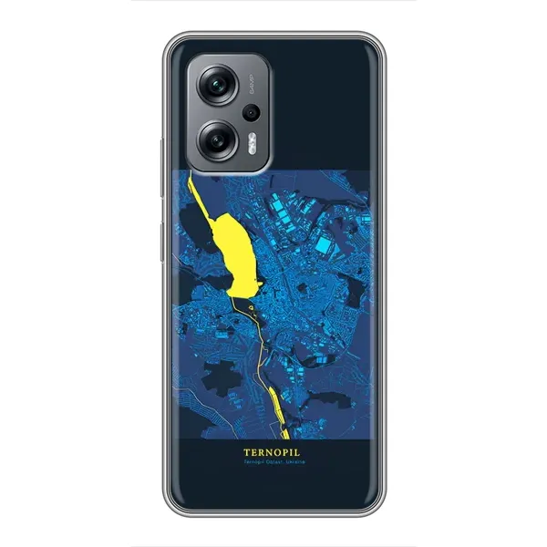 Чохол з принтом «Тернопіль» для Xiaomi POCO X4 GT