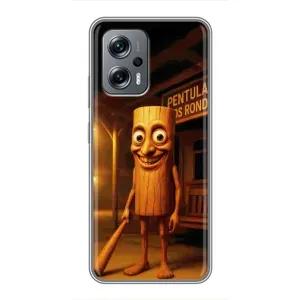 Чехол с мемом Тралалело тралала на Xiaomi POCO X4 GT (Тунг тунг сахур)